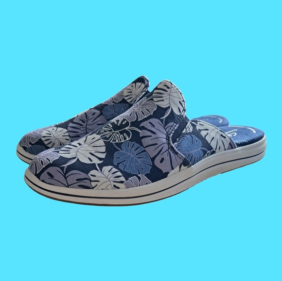 Cloudsteppers by Clarks Shoes - Clarks Cloudsteppers Breeze Shore Mule Slip Ons Women's Shoes New Size 9.5 N